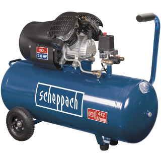 SCHEPPACH HC 120 dc olejový dvouválcový kompresor 10 bar / vzdušník 100 l