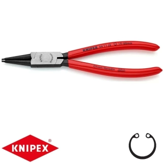Kleště pro vnitřní pojistné kroužky 180 mm KNIPEX 44 11 J2