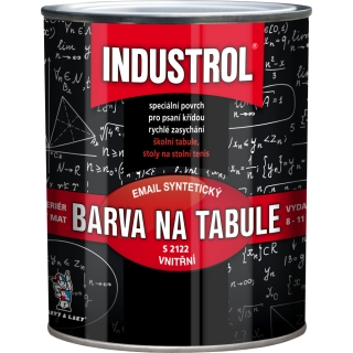 Industrol barva na tabule 0,6l černá