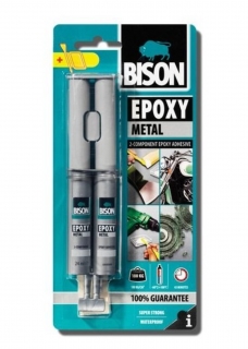 Lepidlo BISON EPOXY METAL 24 ml