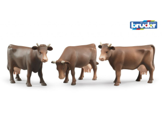 BRUDER 2308 Figurka-kráva hnědá BR 2308