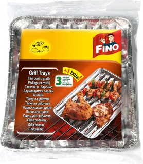 Fino grilovací tácky 3+1, rozměry 28 × 22 cm
