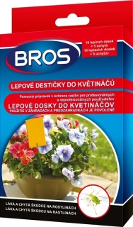 Zdravá zahrada Lepové destičky do květináče 10ks