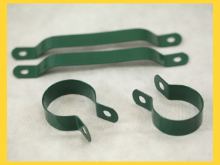Objímka sloupku 38mm PVC zelená