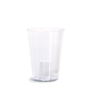 Květináč na orchidej COUBI ORCHID bílý transparentní 13cm DUS130P-CPN0
