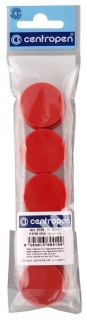 Magnety Centropen - červené, sada 10 ks