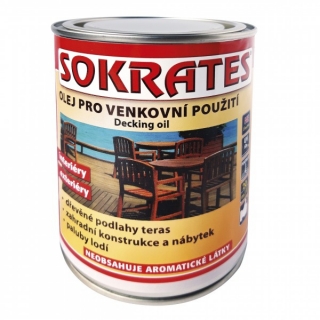 Sokrates Olej pro venkovní použití 0,6 l přírodně hnědý