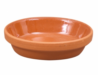 Podmiska pod květník KLASIK NATUR glazovaná d22/24cm