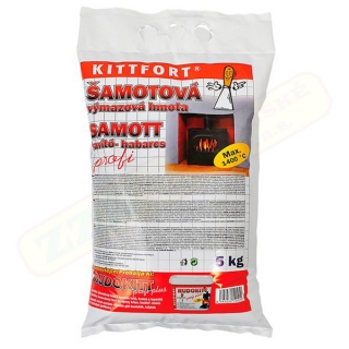 Šamotová hmota 5kg Kittfort