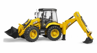 BRUDER 2454 Žlutý BAGR JCB 5CX eco s čelním nakladačem BR 2454