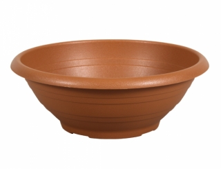 Žardinka CAMPANA plastová d35x14cm terakota