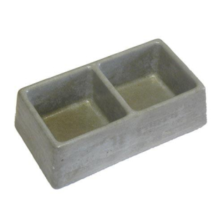 Krmítko 245x135x75 dvoumiska beton