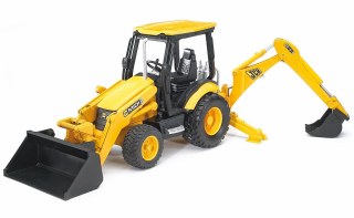 BRUDER 2427 Žlutý BAGR JCB MIDI CX s čelním nakladačem BR 2427