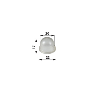 Palivová pumpička o 22 mm Zama 0057003,0057004