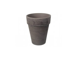 Květník IRIS BASALT keramický d26x31cm šedý