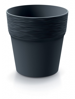 Květináč FURU antracit 17,5cm Prosperplast DFA175-S433