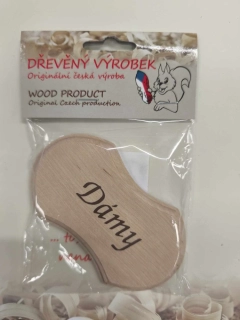 Štítek DÁMY přírodní