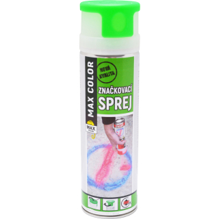 MAX COLOR Sprej zelená svítivá 500ml značkovací 618-135