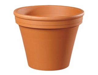 Květník KLASIK NATUR keramický d15/17x14cm terakota