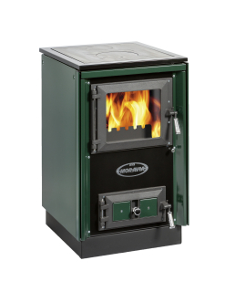 KVS Moravia VSP 9114.7482 SOFIE zelená, chromované doplňky, smaltovaný černý rám plotny, ocelová broušená plotna