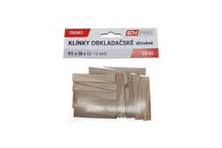 Klínky montážní dřevěné, 150 x 25 x 25 - 1 mm, 8 ks ENPRO