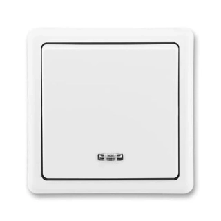 ABB Vypínač CLASSIC 3553-21289 B1 se signalizační doutnavkou