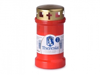 Svíčka 165g / 2dny červená Theresia