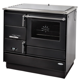 KVS Moravia VSP 9103.0582 antracit pravý, chromované doplňky, nerezový rám plotny, ocelová broušená plotna