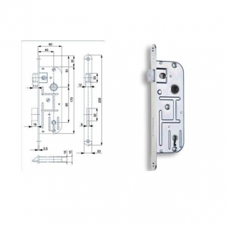 Zámek DOZ 90/60 P-L Hobes 02-03 040071