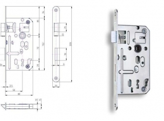Zámek OK 72/80 P-L Hobes K 134 040057