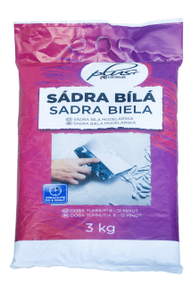 Sádra bílá 3kg modelářská Colorlak