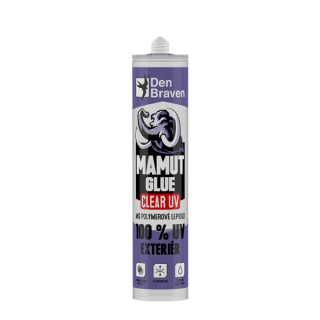 MAMUT glue CLEAR 100% UV 290ml Exteriér Den Braven 51933BD