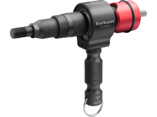 Nástavec nýtovací na vrtačku T-COMBO sada, matice M3-M12, trhací nýty 2,4-6,4mm, CrMoV