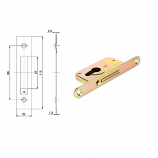 Zámek závorový VL 50mm Hobes G 231 040042