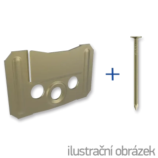Příchytka palubek 4mm/100ks