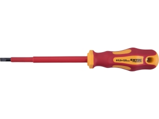 Šroubovák elektrikářský (-)5,5x125mm, VDE, CrV EXTOL PREMIUM 53075