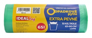 Pytle na odpad 65l 10ks LDPE