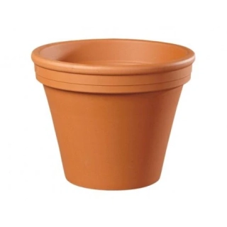 Květník KLASIK NATUR keramický d13/14x13cm terakota