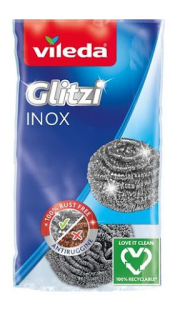 Vileda INOX drátěnka na nádobí 2ks