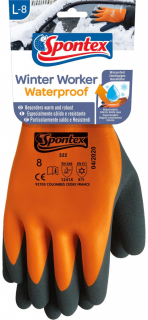 Rukavice Winter Worker Waterproof zimní M Spontex