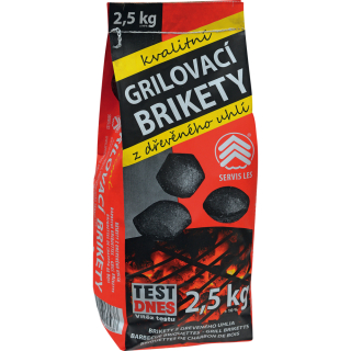 Grilovací brikety Servis Les 2,5 kg
