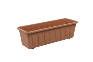 Truhlík GARDEN plastový s dezénem 40cm terakota PLASTKON