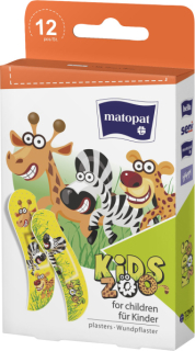 Matopat Kids Zoo náplast s motivy zvířátek 12 ks