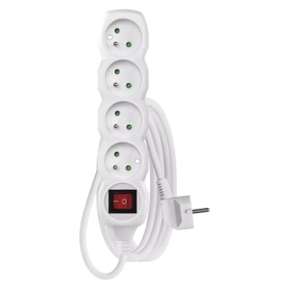 Prodlužovací kabel 3m, 4 zásuvky s vypínačem EMOS P1413