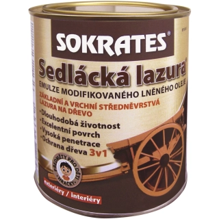 Sokrates Sedlácká lazura ořech 0.7kg 075200004