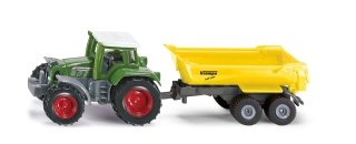 SIKU Blister Traktor Fendt s přívěsem Krampe 1605