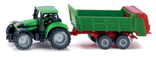SIKU Blister Traktor s univerzální vlečkou 1673