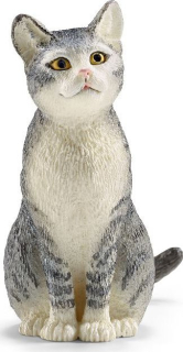 Schleich 13771 Zvířátko - kočka sedící