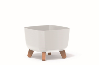 Květináč GRACIA SQUARE 29cm bílý DGQL300-S449