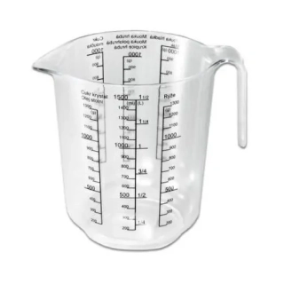 Odměrka plastová 1,5 l s potiskem